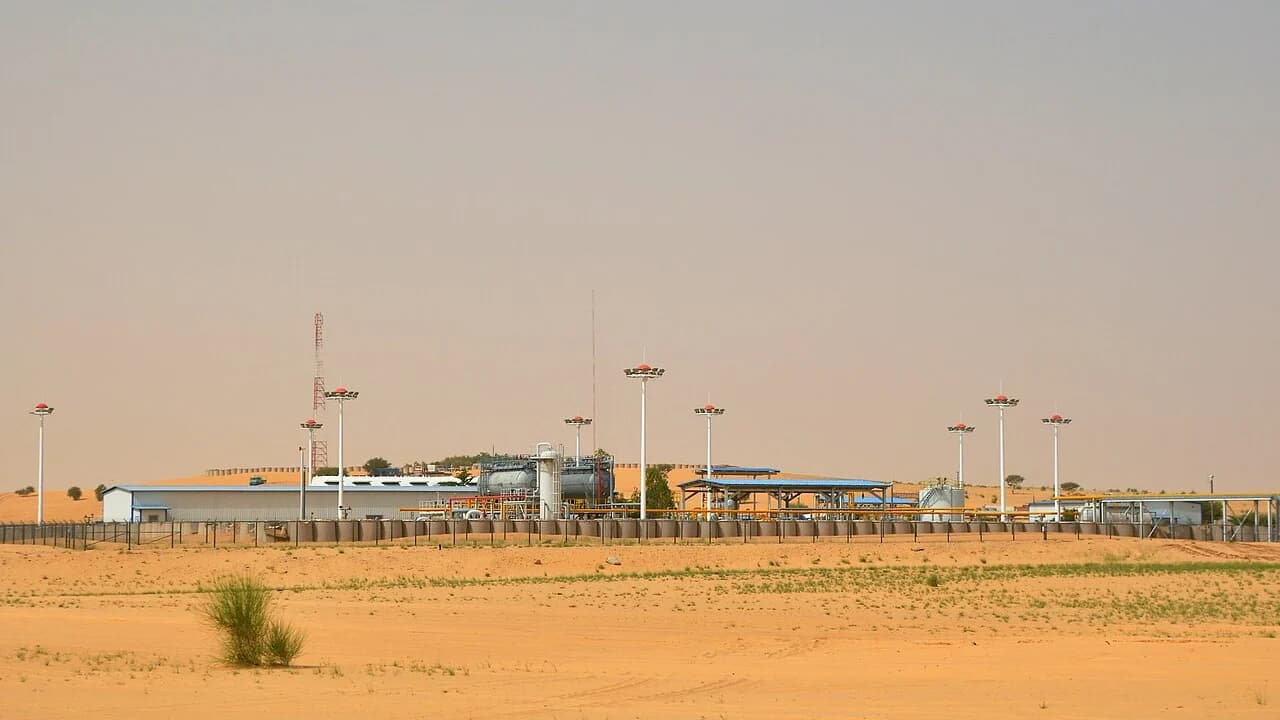 Installations pétrolières de CNPC Niger dans le bloc d’Agadem