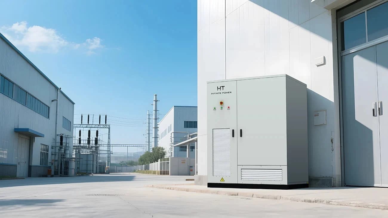 Armoire industrielle de stockage d’électricité par batterie