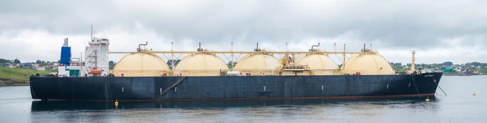Navire méthanier utilisé pour le transport de gaz naturel liquéfié